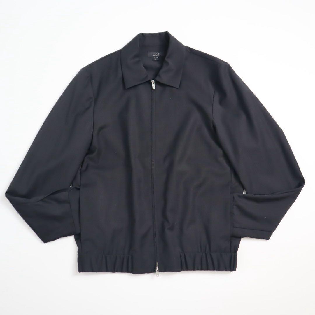 cos zip up wool jacket ウール ジップブルゾン ジャケット