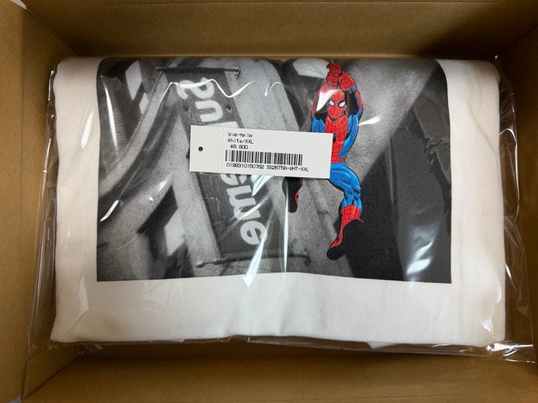 Supreme x Spider-Man Tee White サイズ XXL