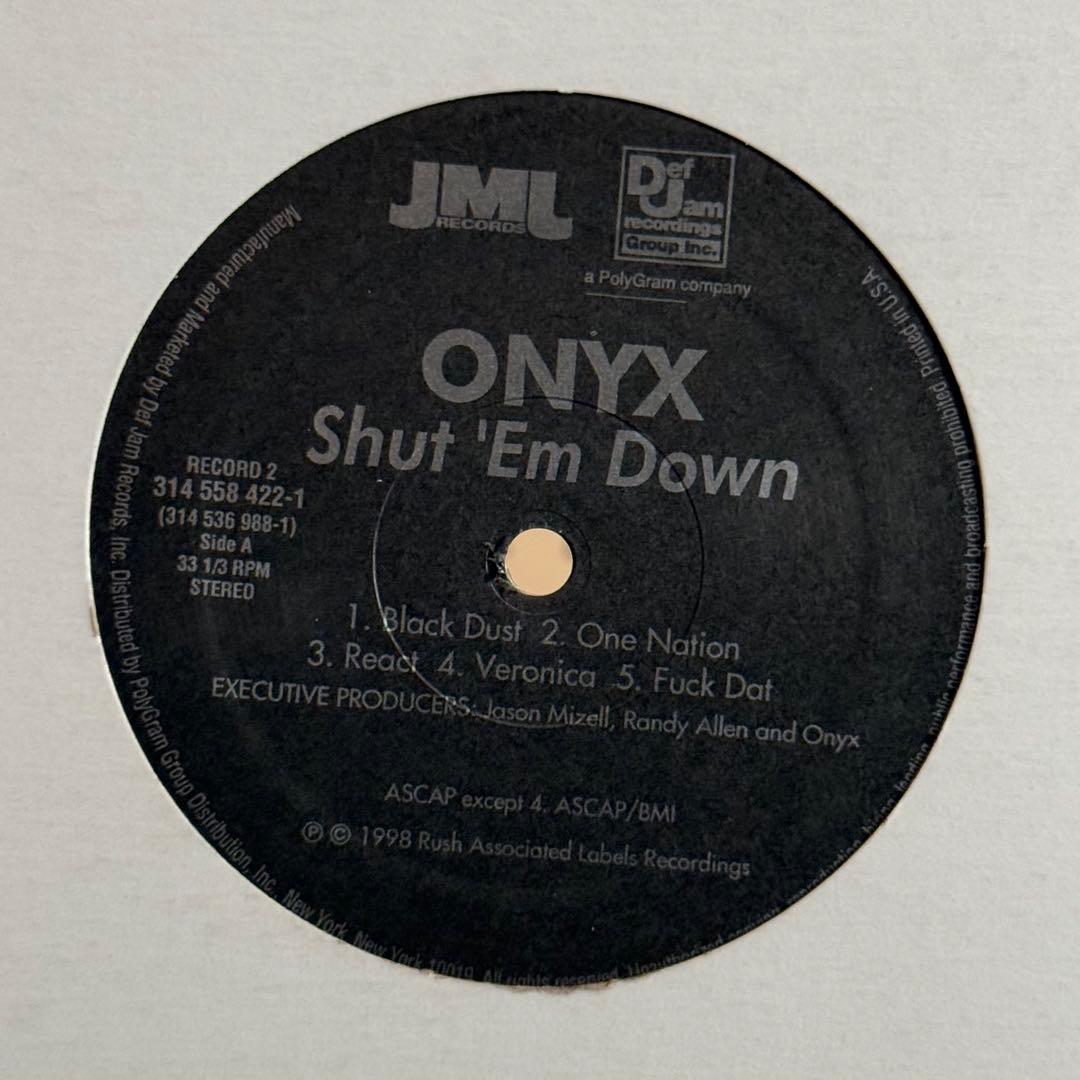 ONYX Shut 'Em Down 2枚組　LPレコード