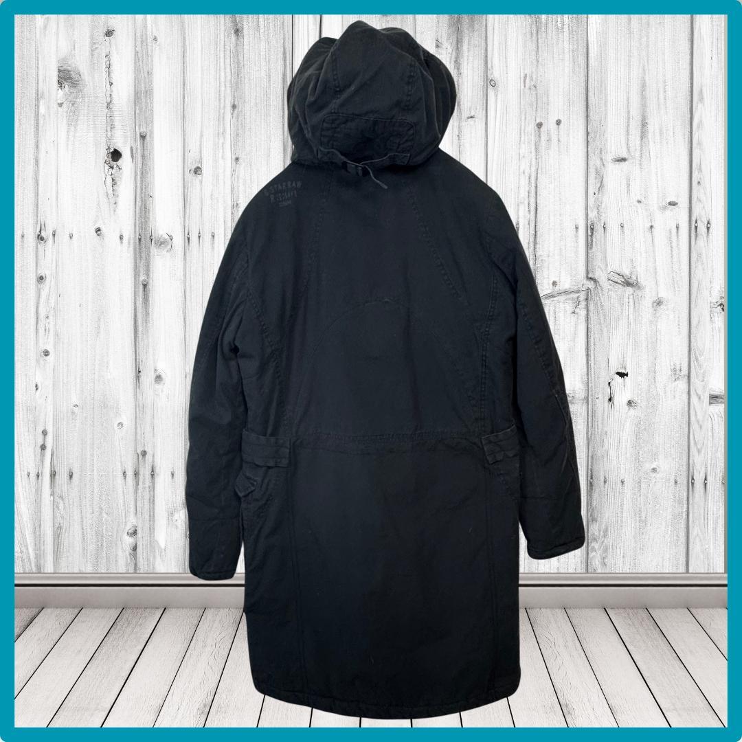 ⭐️お洒落マットブラック⭐️ G-STAR RAW モッズコート 機能性抜群 M