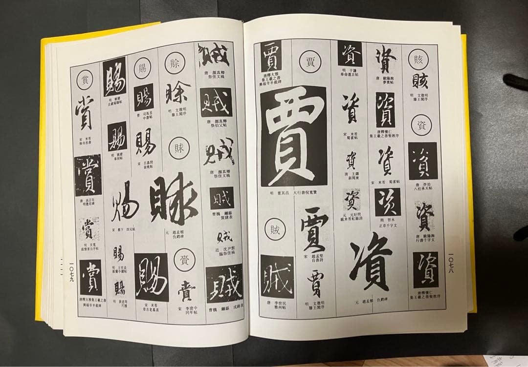 中國行書大字典