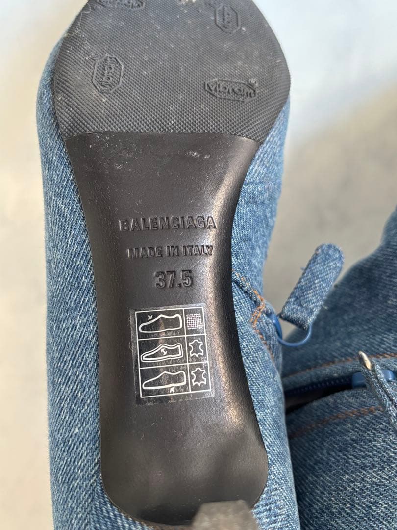 BALENCIAGAバレンシアガデニムブーティ37.5