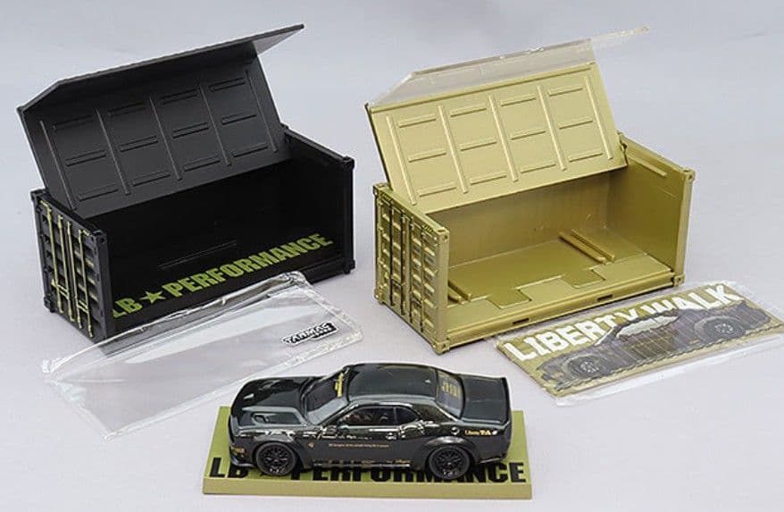 ターマック ワークス LB-WORKS ダッジ チャレンジャー コンテナ2個付き