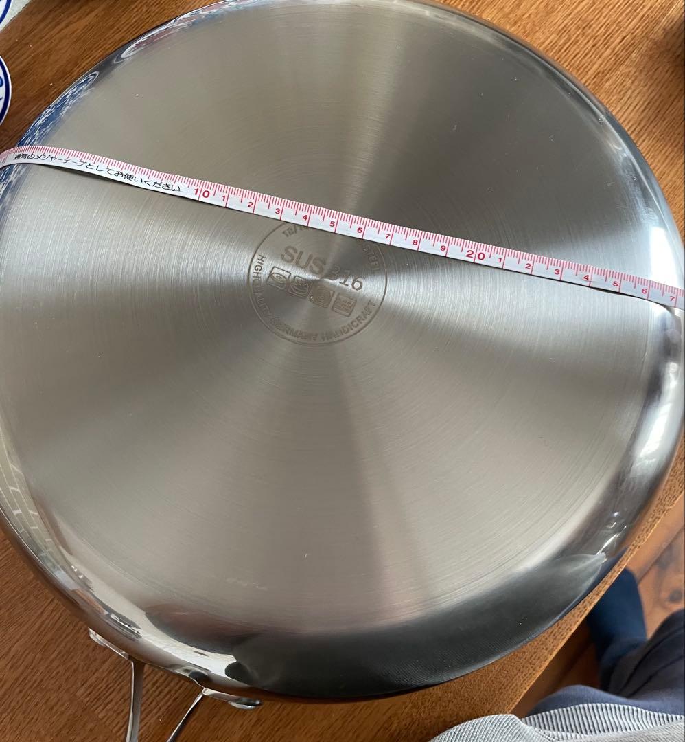 ステンレススチール フライパン 28cm