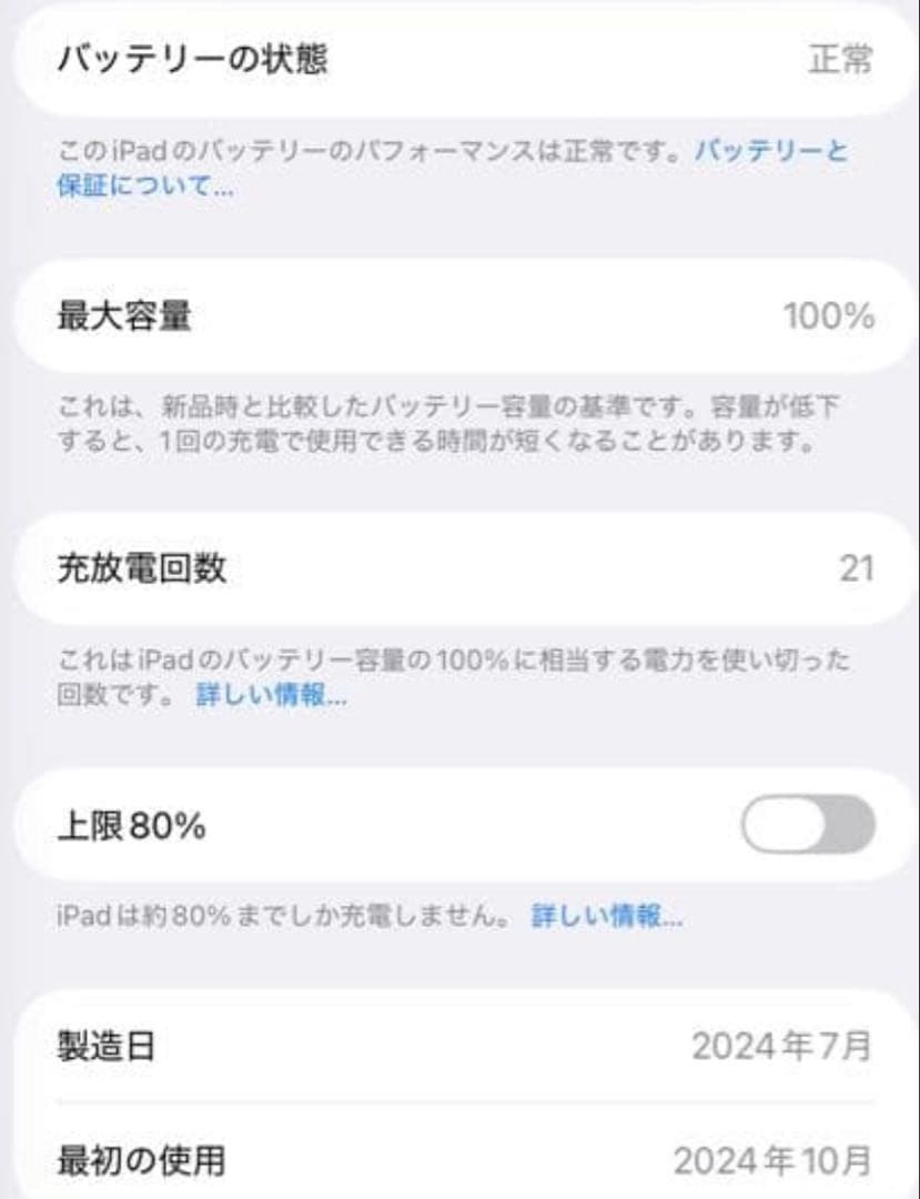 iPad mini(A17 Pro) 第7世代 128GB付属品有ケースフィルム