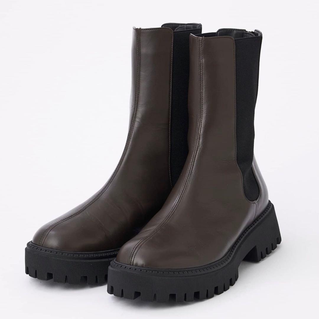新品 Whim Gazette ウィムガゼット ザポーズ レザーサイドゴアブーツ