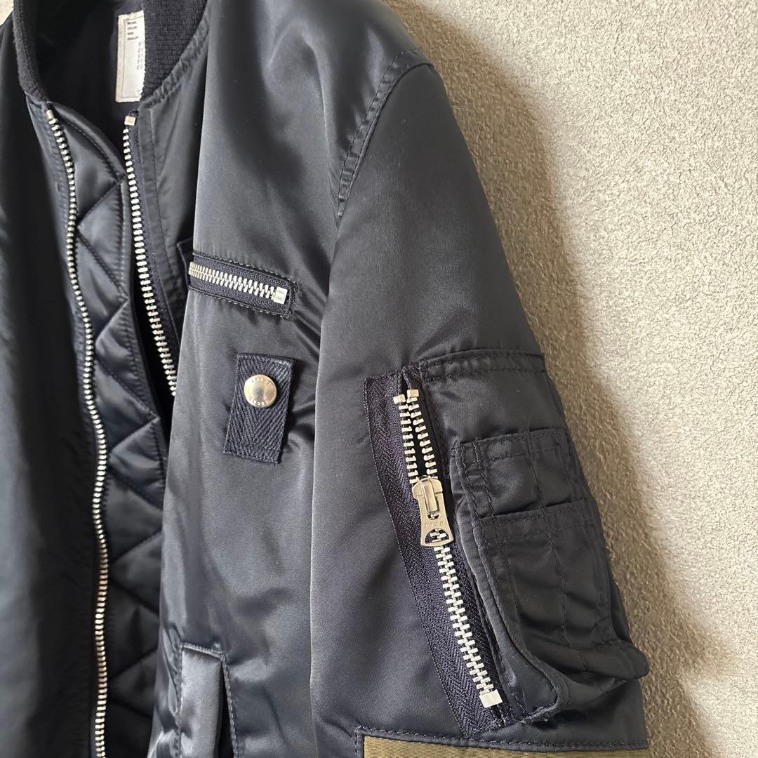 sacai MA-1ジャケット 21-02523M サイズ1 サカイ
