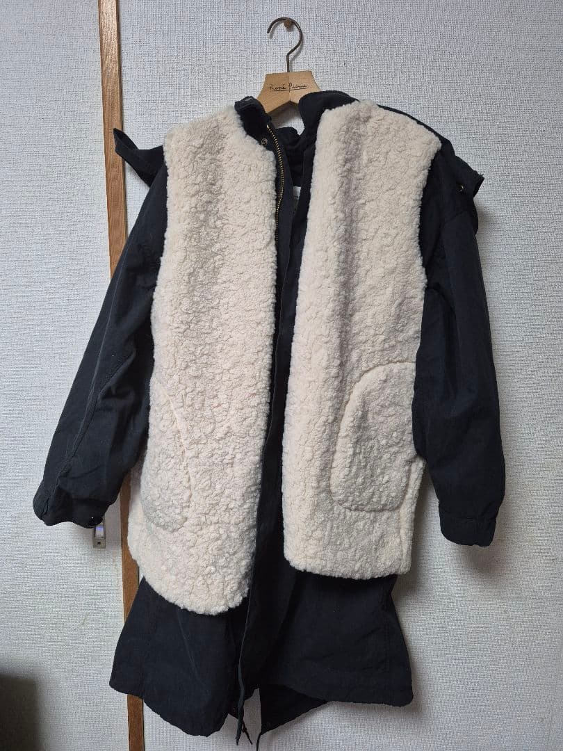未使用イエナ3WAYモッズコート黒サイズ36