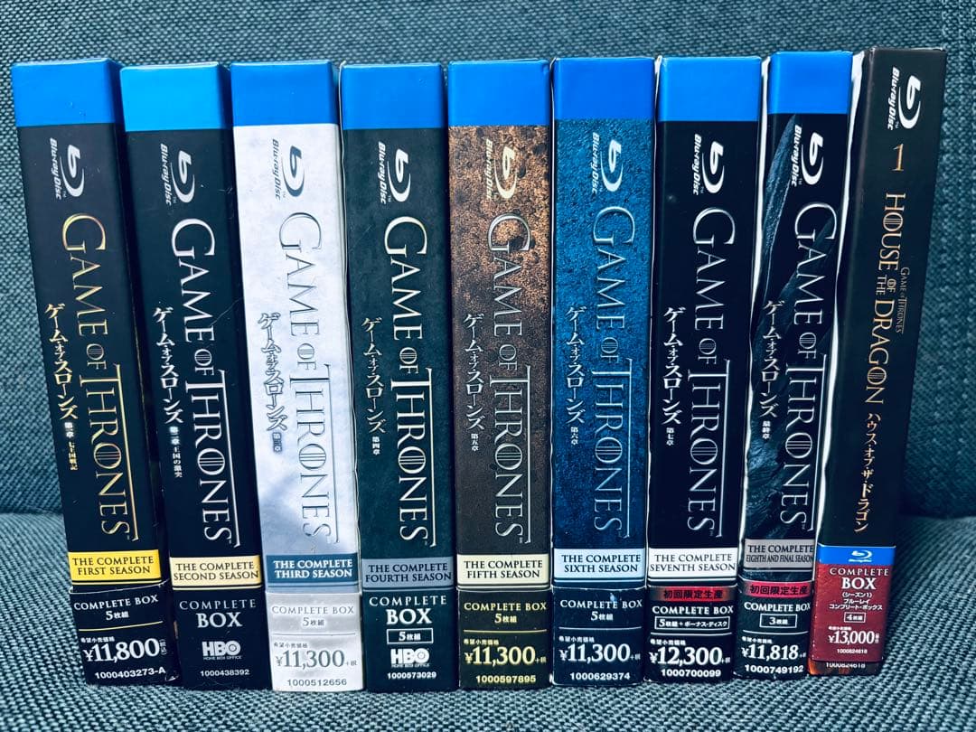 ゲームオブスローンズ 全巻 ＋ ハウス・オブ・ザ・ドラゴン Blu-ray
