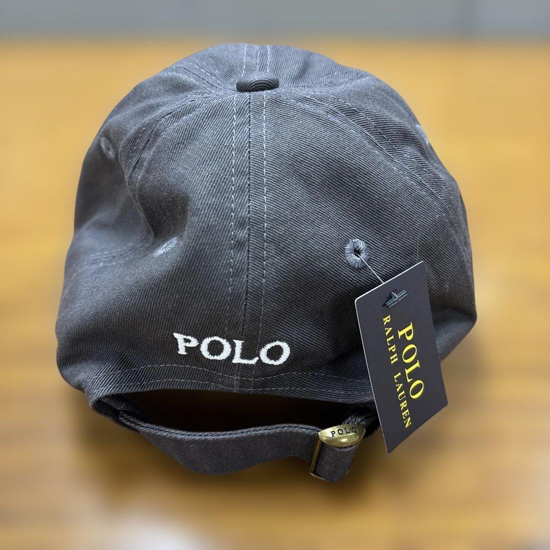 新品未使用タグ付　POLO RALPH LAUREN チャコールグレー　キャップ
