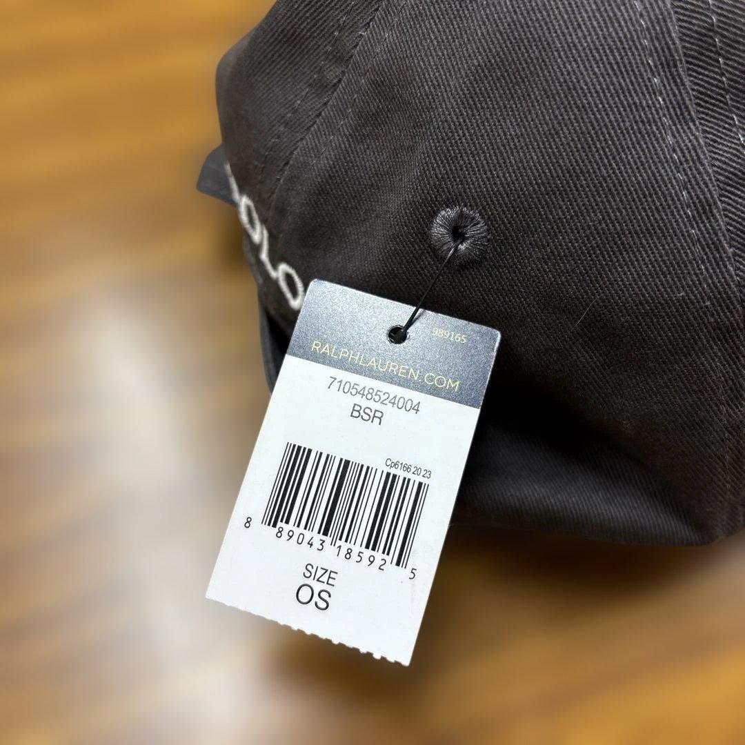 新品未使用タグ付　POLO RALPH LAUREN チャコールグレー　キャップ