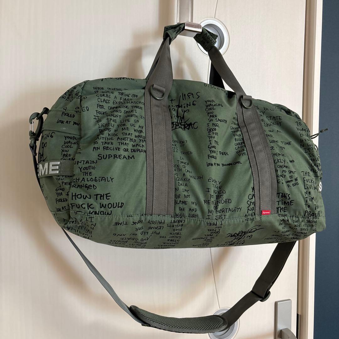 バッグ Supreme Field Duffle Bag \"Olive Gonz\"