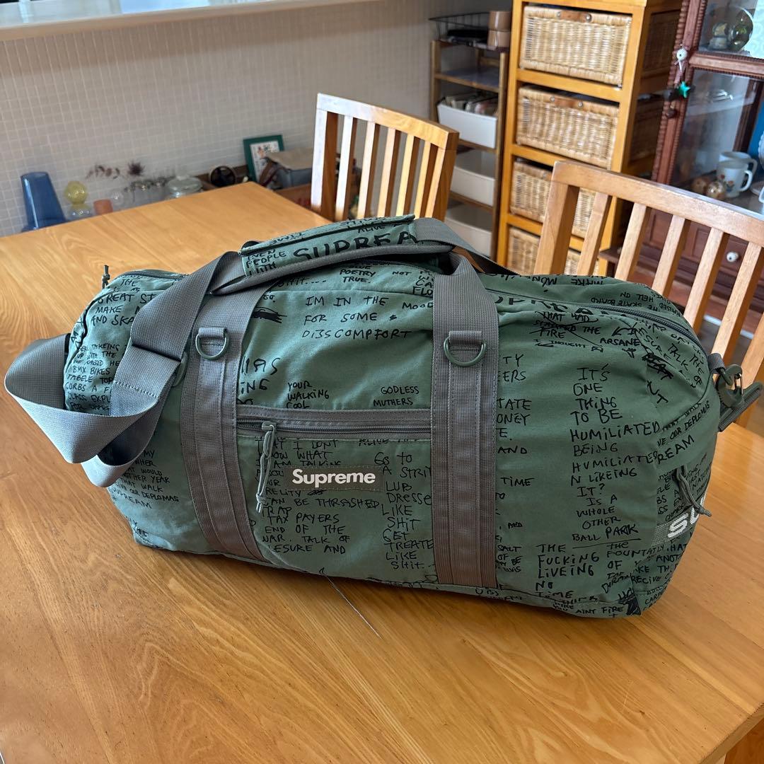 バッグ Supreme Field Duffle Bag \"Olive Gonz\"