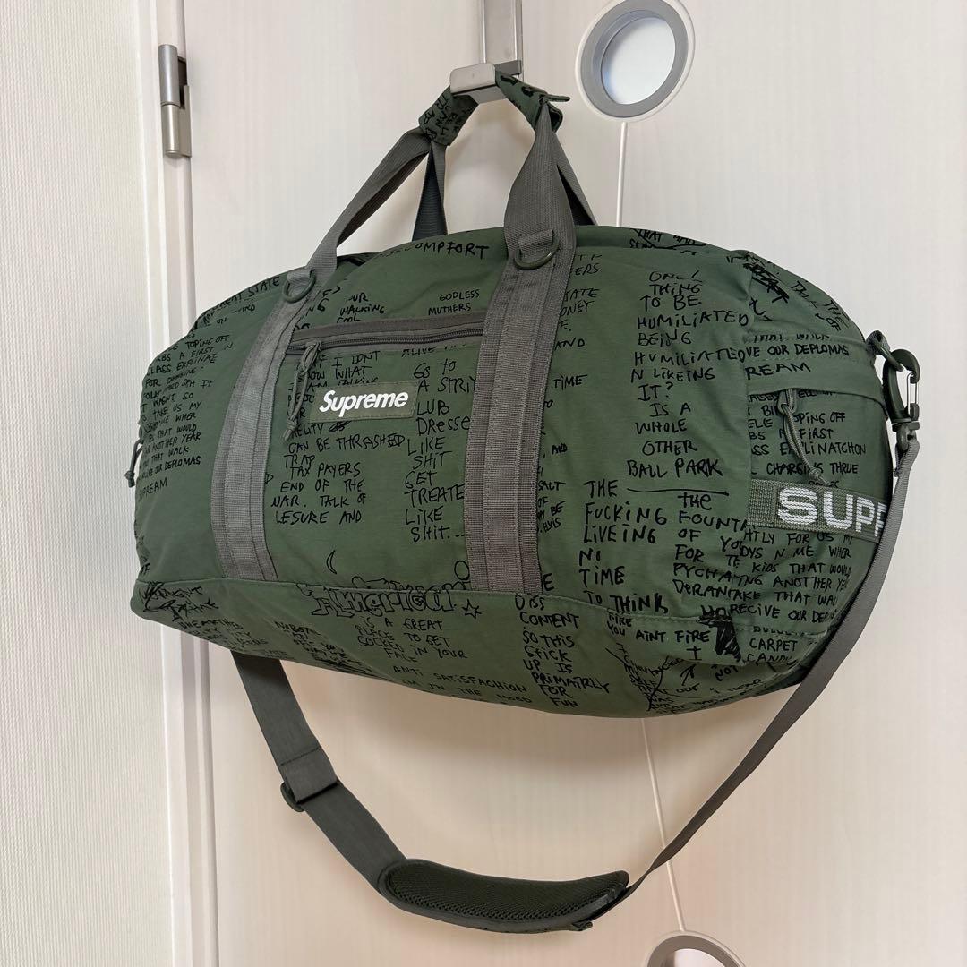 バッグ Supreme Field Duffle Bag \"Olive Gonz\"