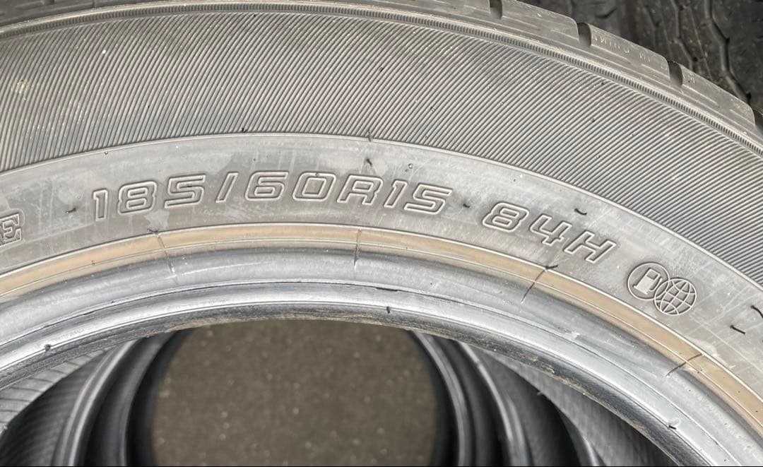DUNLOP 185/60R15 25年製 夏タイヤ 【南-130 ②】