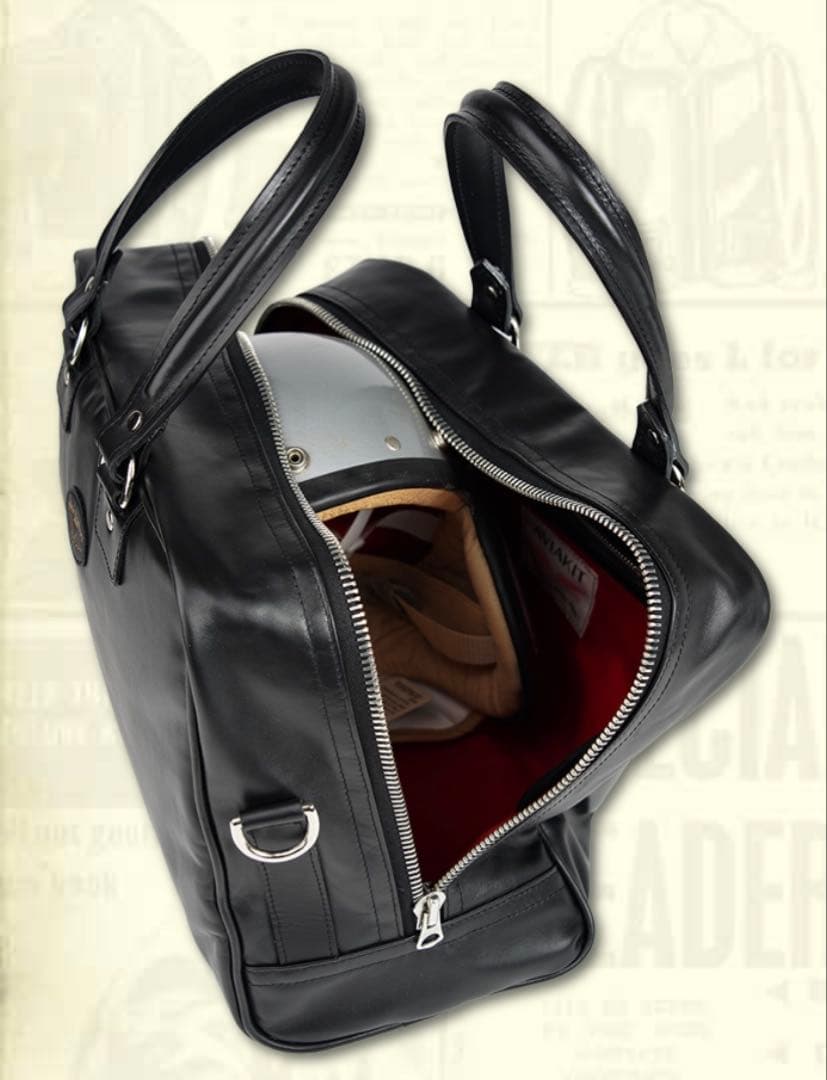 バッグ Lewis Leathers helmet bag made in UK