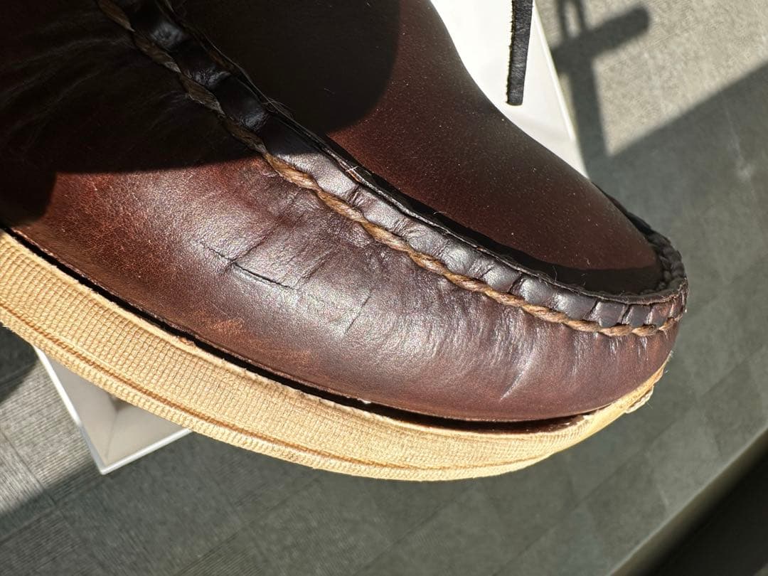 visvim デッキシューズ　サイズ9 茶