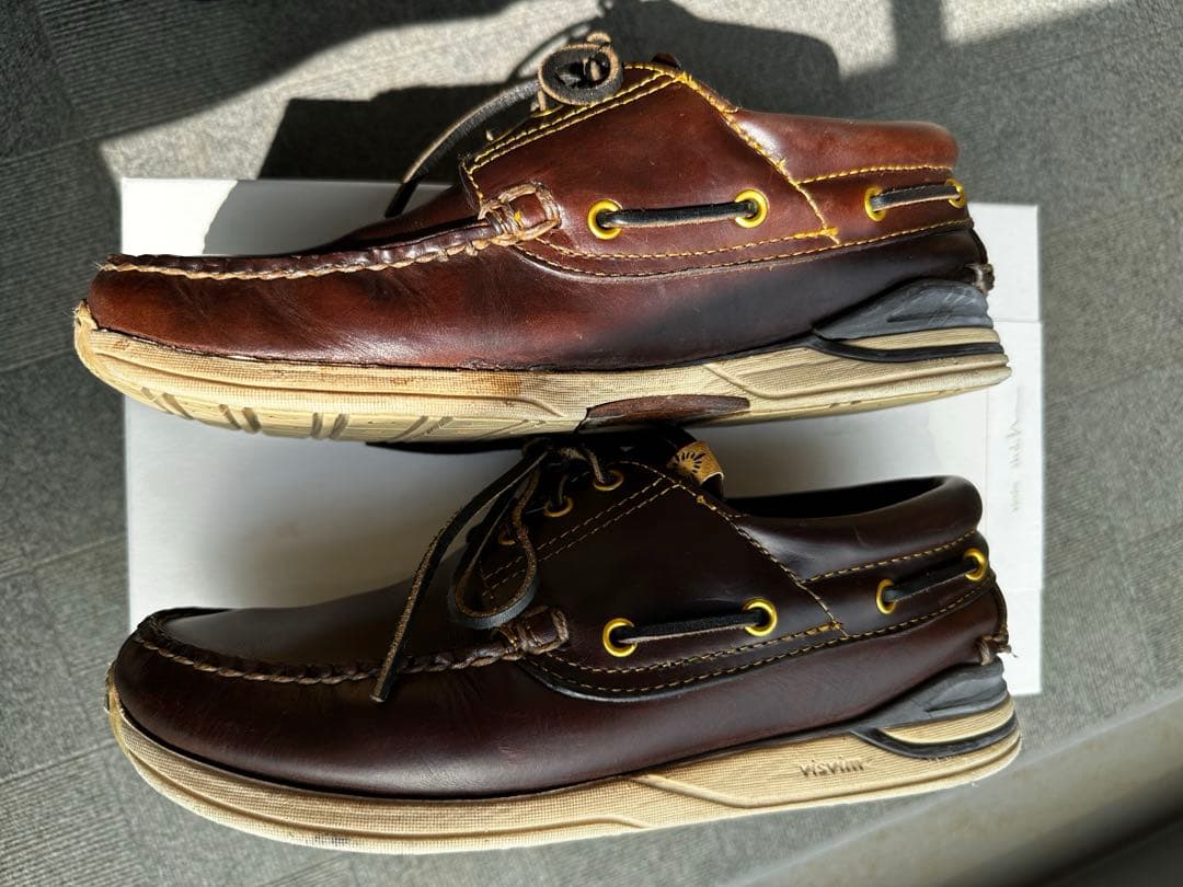 visvim デッキシューズ　サイズ9 茶