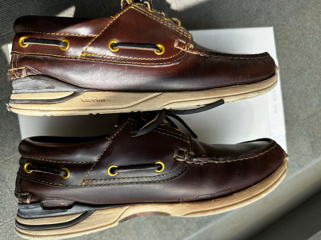 visvim デッキシューズ　サイズ9 茶