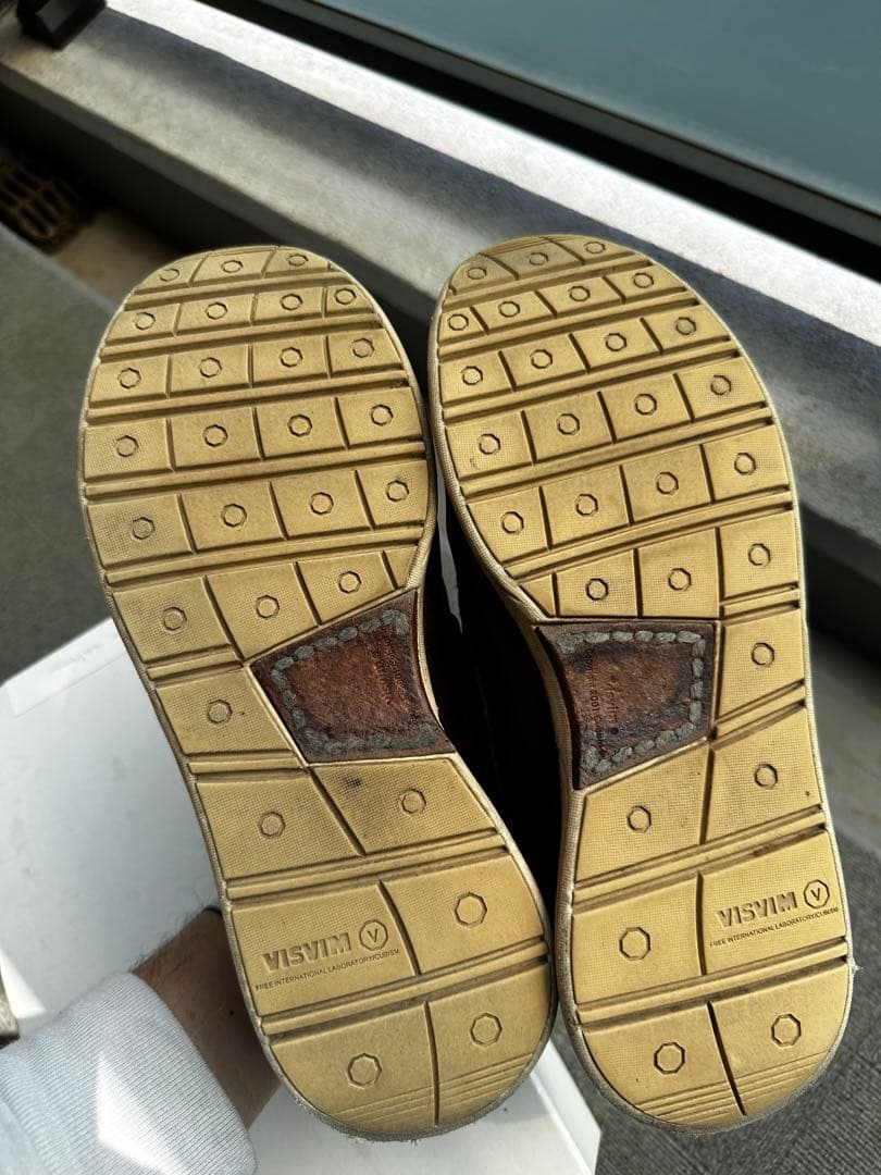 visvim デッキシューズ　サイズ9 茶