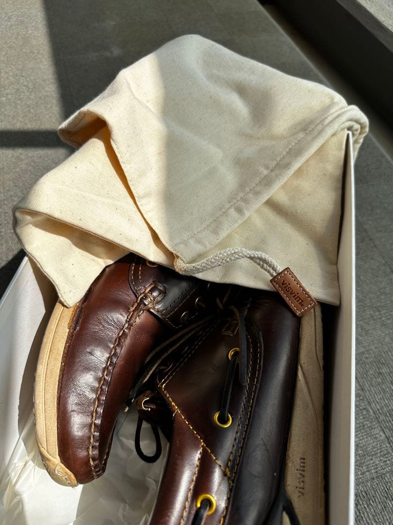 visvim デッキシューズ　サイズ9 茶