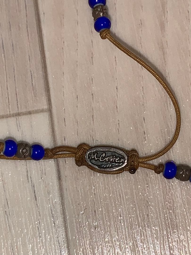m cohen ビーズネックレス 925 blue ジョニーデップ