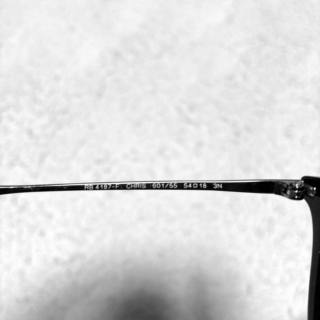 【美品】RayBan レイバン サングラス RB4187F CHRIS クリス