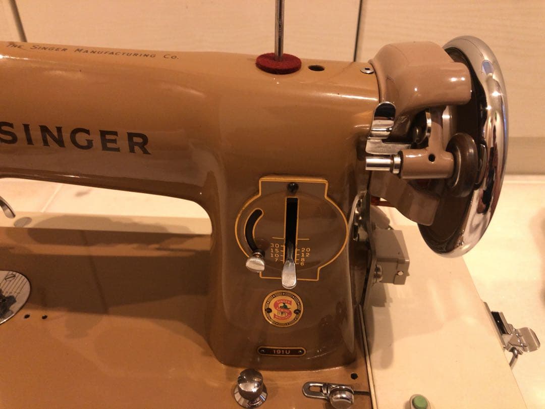 SINGER ミシン ベージュ191Uアンティーク
