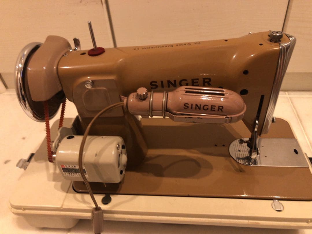 SINGER ミシン ベージュ191Uアンティーク