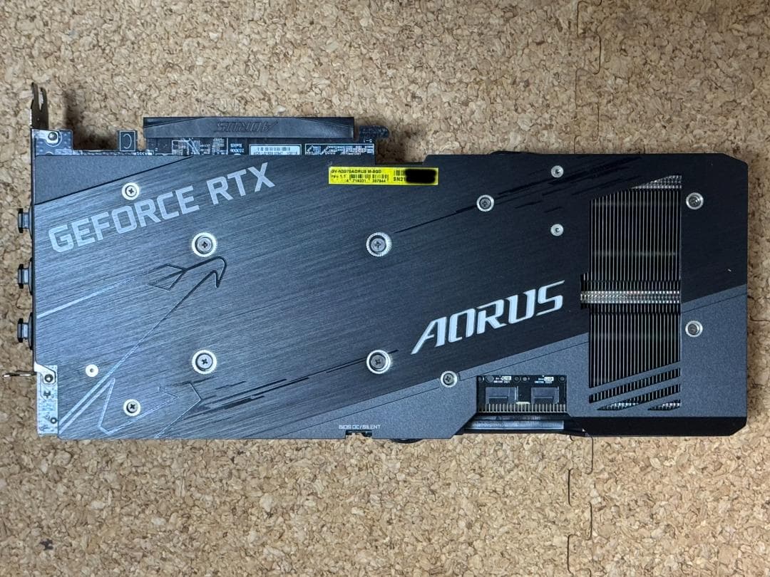 【中古】AORUS GeForce RTX 3070 MASTER 8G