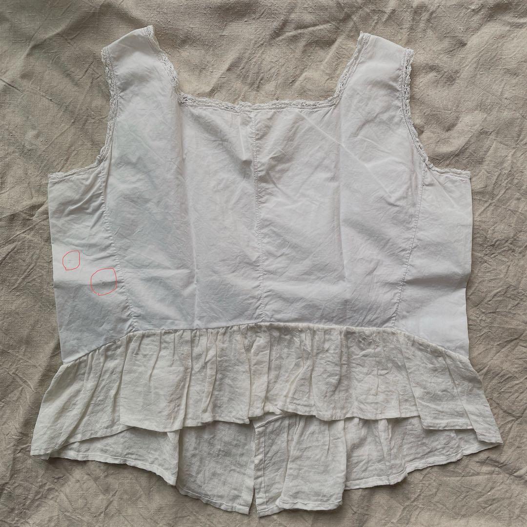 トップス France antique camisole corset cover