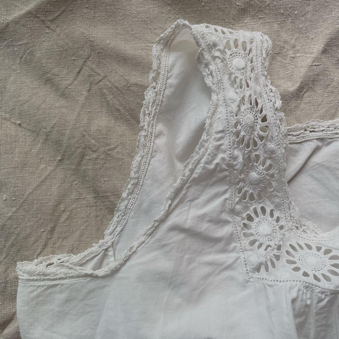トップス France antique camisole corset cover