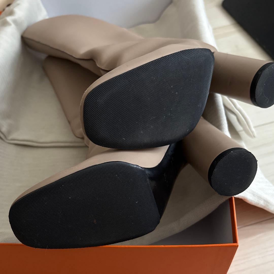 雑誌掲載レア　エルメス　hermes ドレサージュブーツ