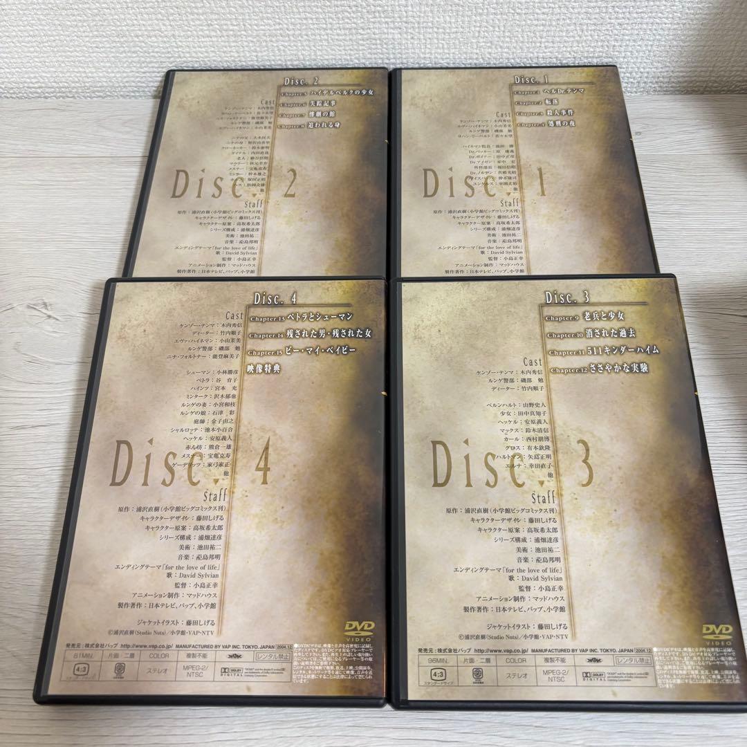 【初回限定付属付】MONSTER DVD-BOX Chapter1 浦沢直樹