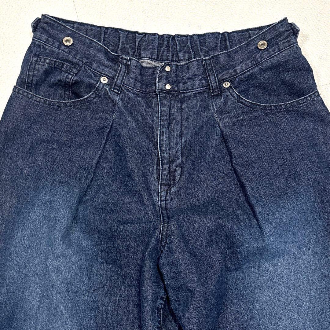 専用【美品/L】北欧暮らしの道具店　インタック　ワイド　デニムパンツ　インディゴ