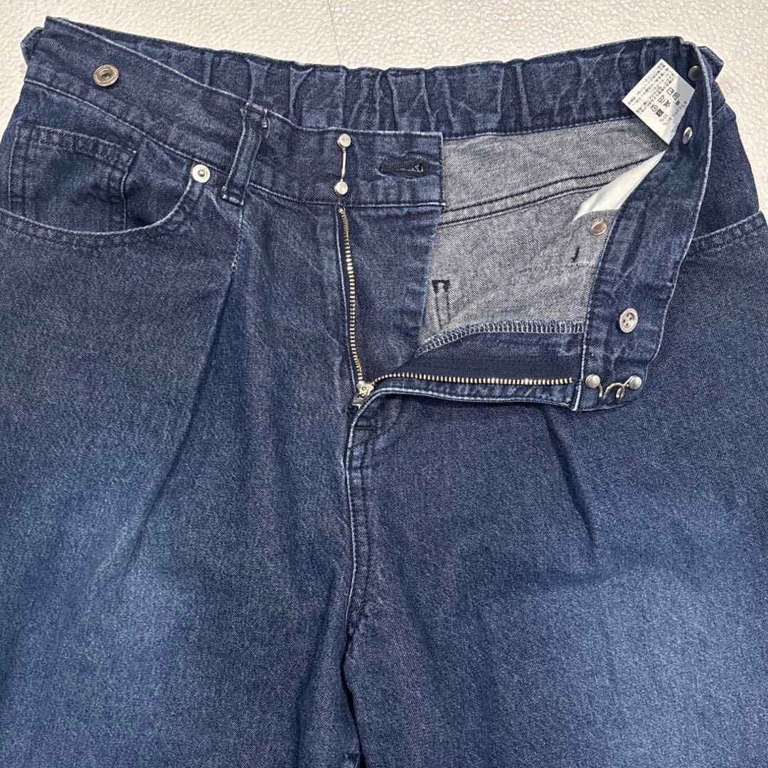 専用【美品/L】北欧暮らしの道具店　インタック　ワイド　デニムパンツ　インディゴ