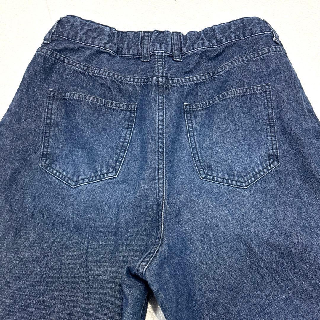 専用【美品/L】北欧暮らしの道具店　インタック　ワイド　デニムパンツ　インディゴ