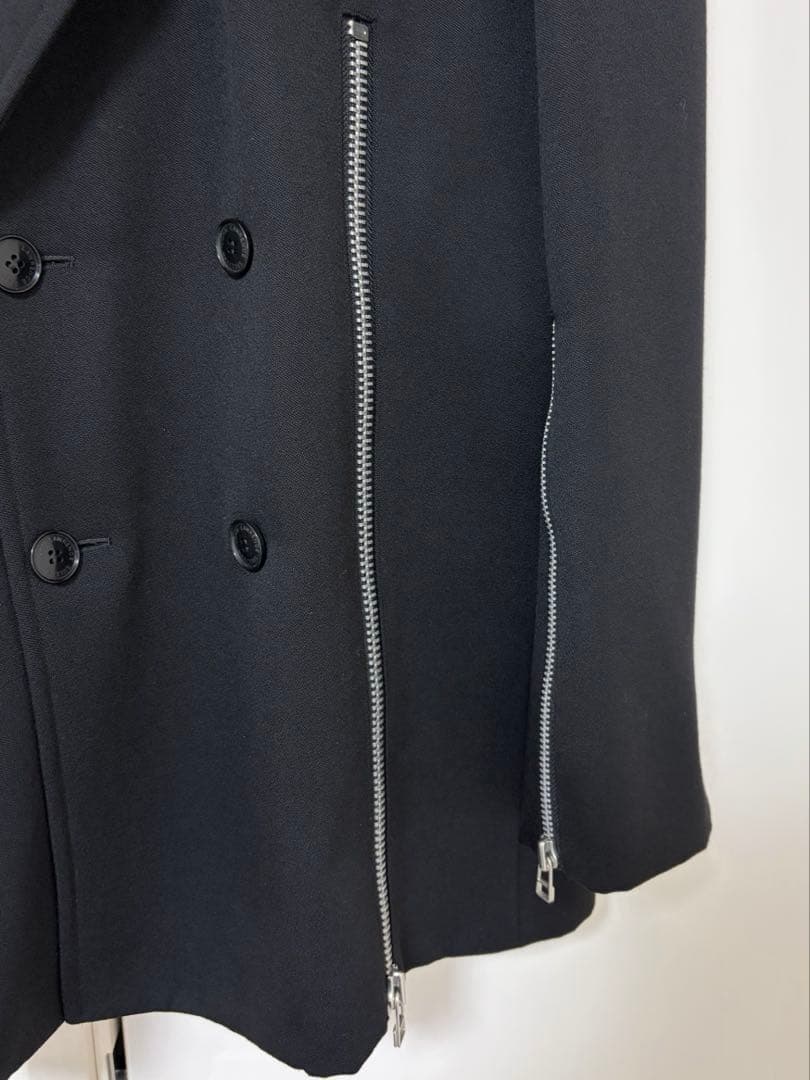 サリバン 20SS WOOL DOUBLE ZIPPED JACKET 46