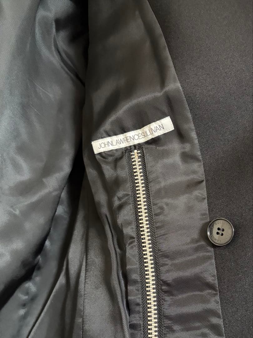 サリバン 20SS WOOL DOUBLE ZIPPED JACKET 46