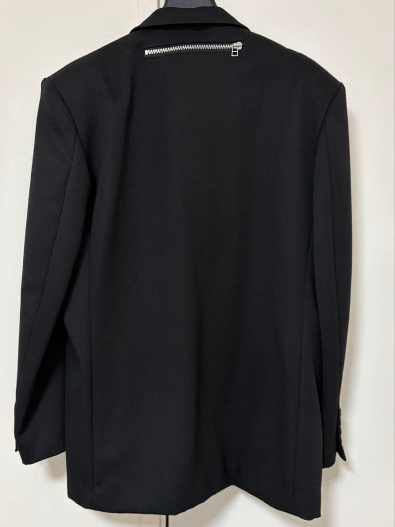 サリバン 20SS WOOL DOUBLE ZIPPED JACKET 46