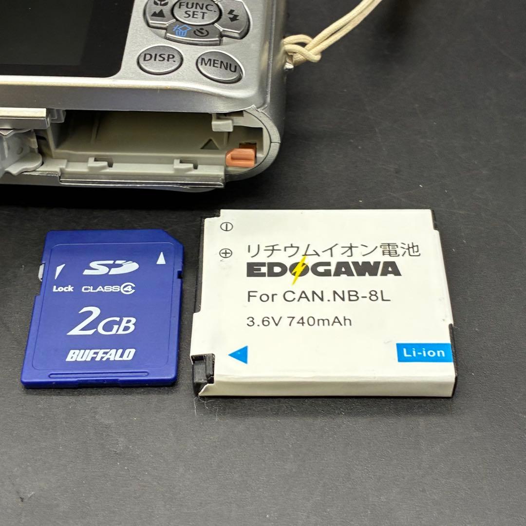 【動作OK】Canon PowerShot A3100 IS シルバー　コンデジ