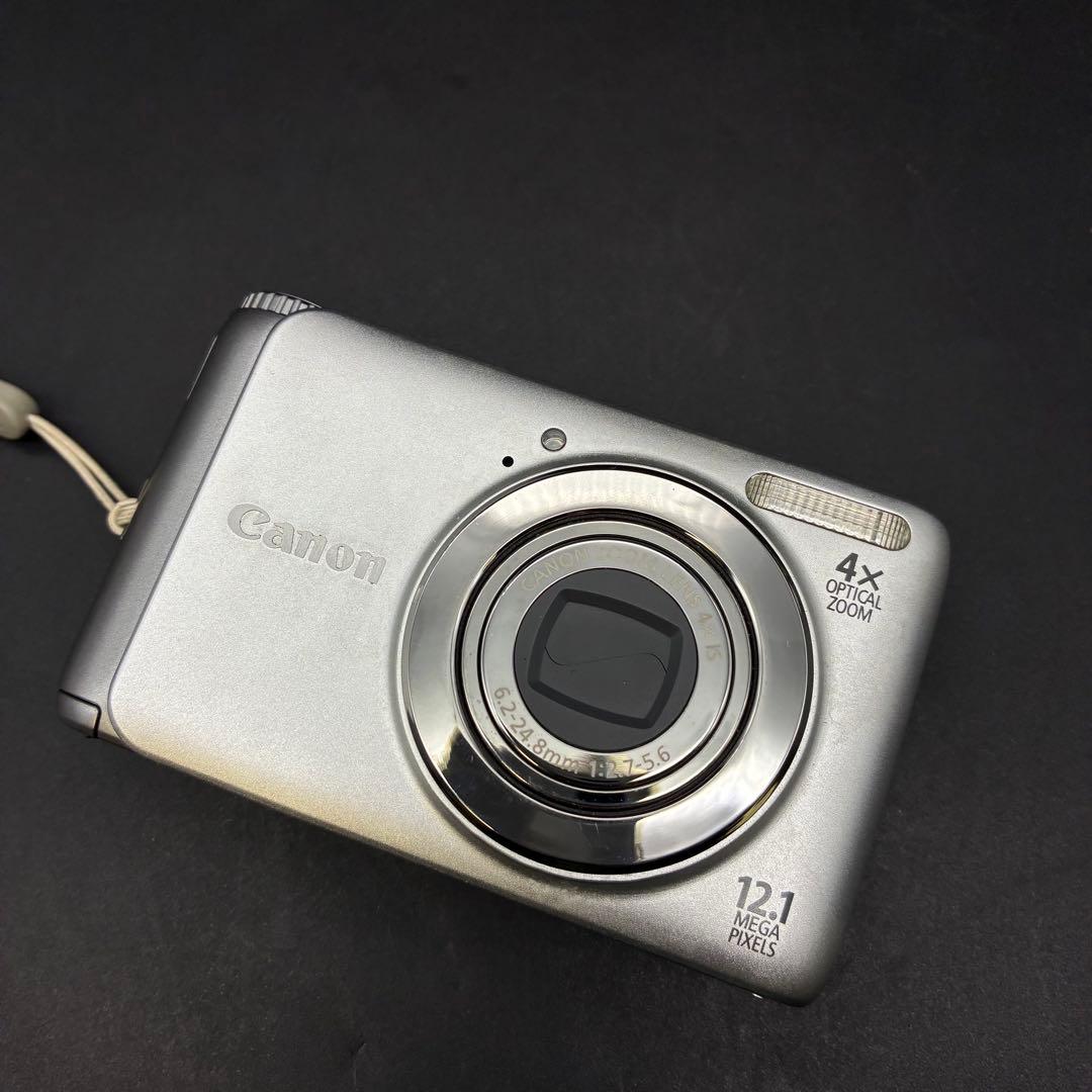 【動作OK】Canon PowerShot A3100 IS シルバー　コンデジ