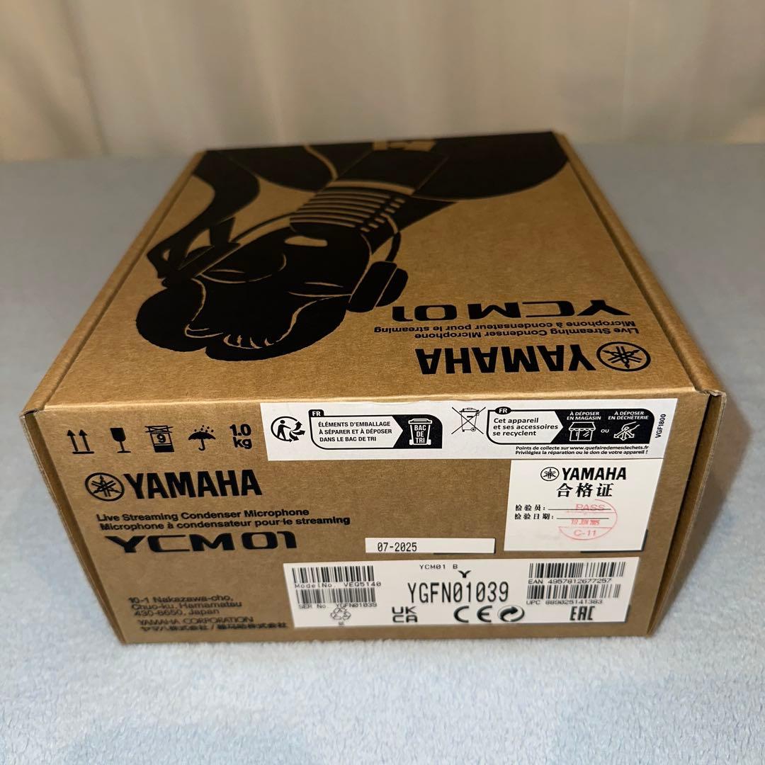 【美品】【保証あり】【XLRケーブル付き】ヤマハ　YCM01　ブラック