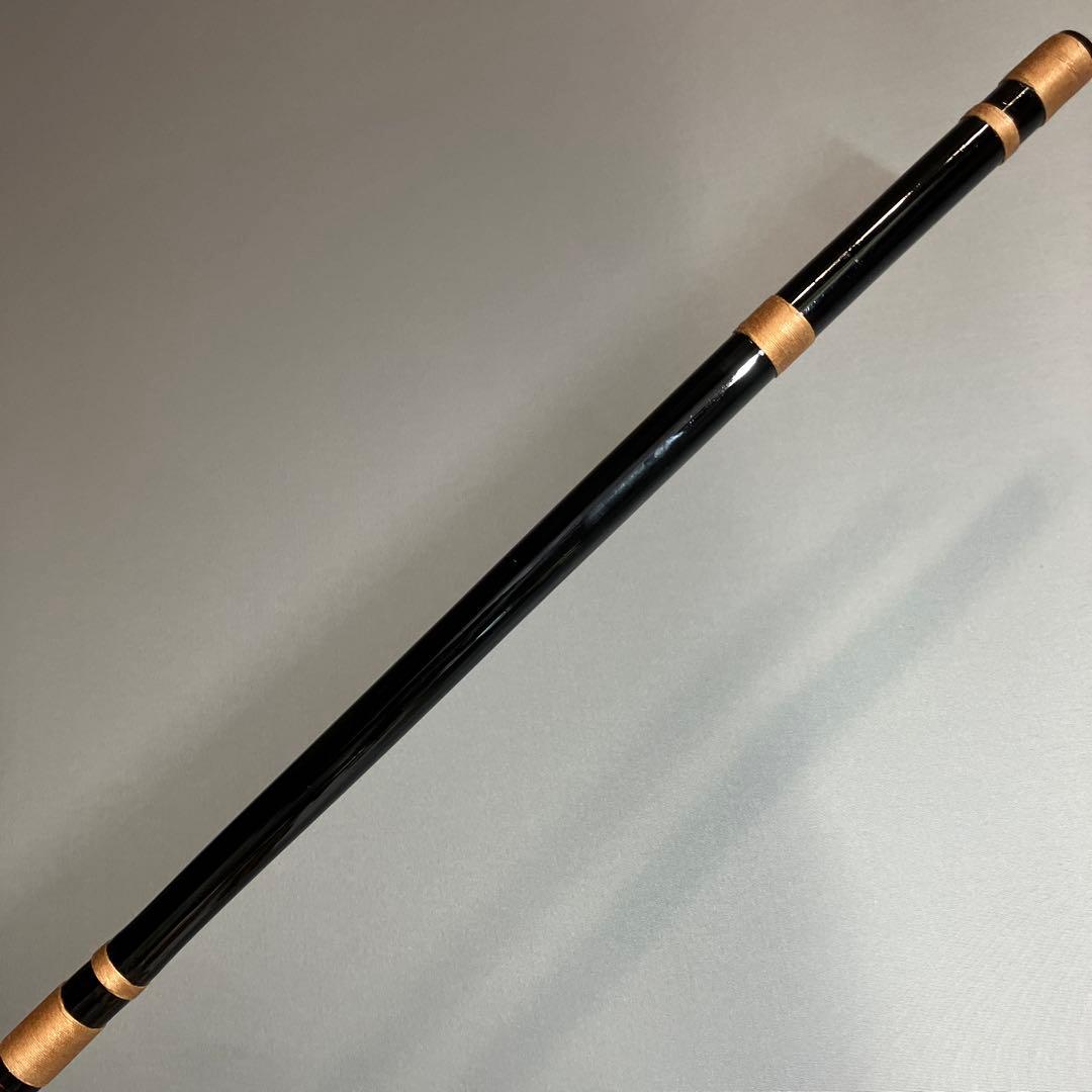 篠笛 四本調子G#管　CMR4-36 唄物　ドレミ調　天地糸巻 竹笛　黒塗