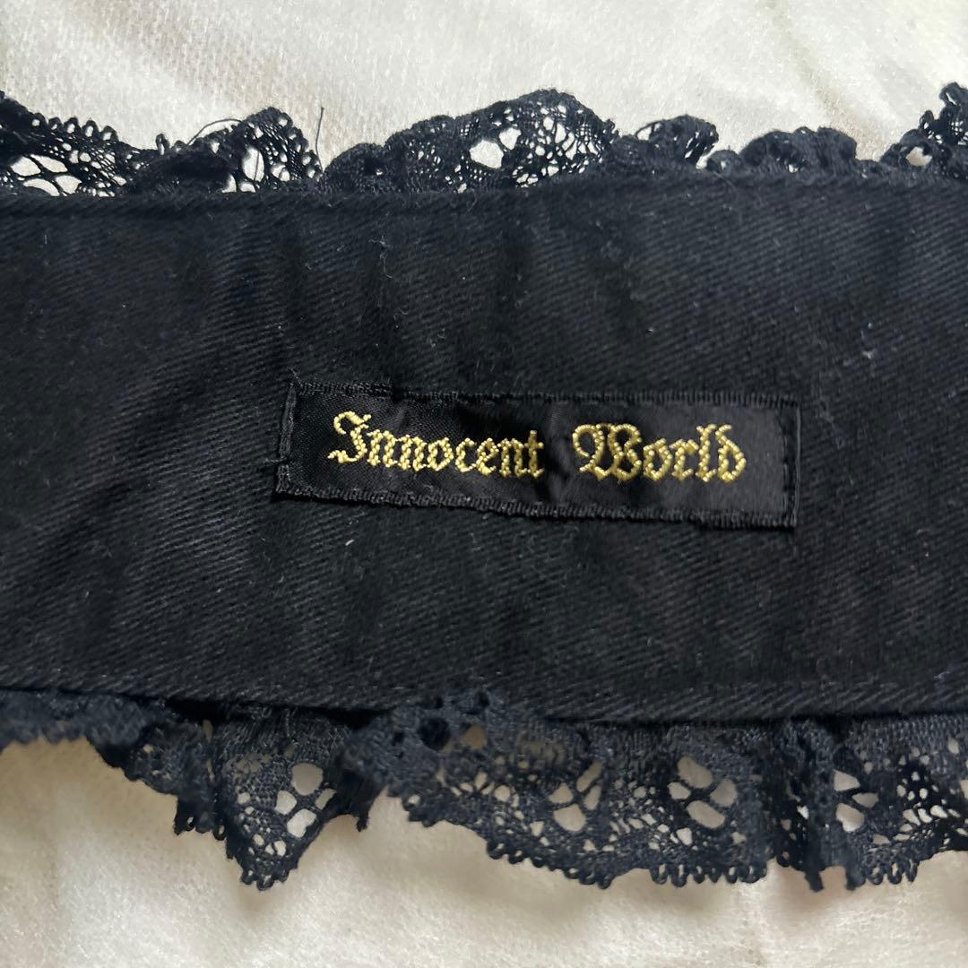 Innocent World イノワ 薔薇 レース ヘッドドレス　リボン　黒