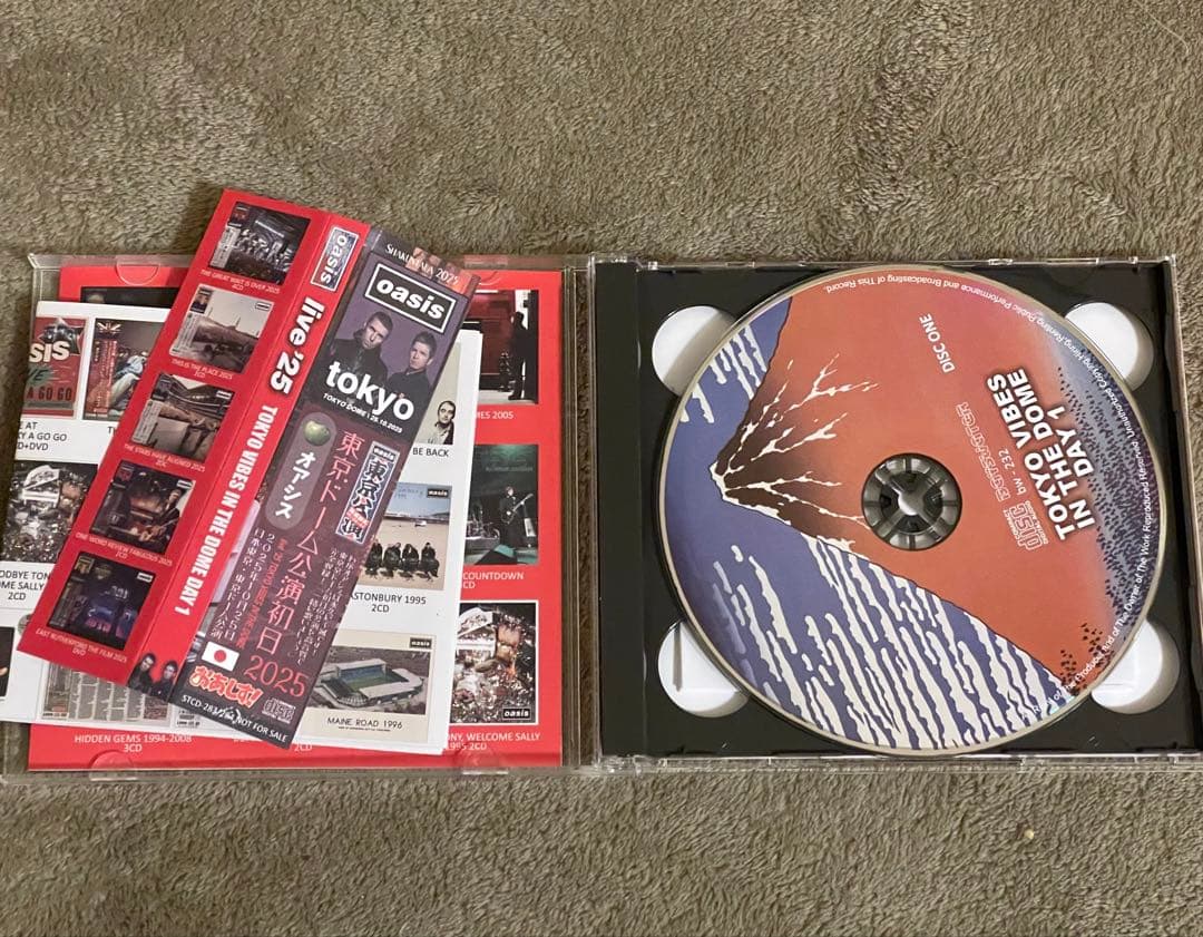 Oasis live'25 TOKYO DOME 2DAYS 2枚セット
