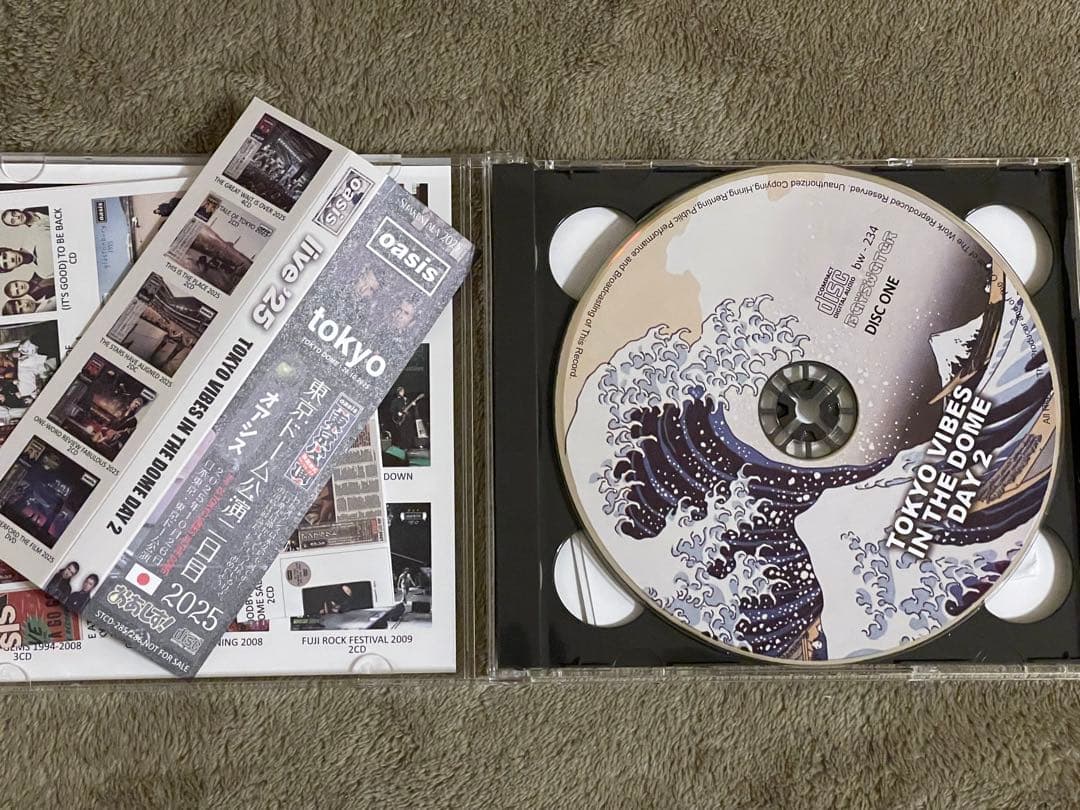 Oasis live'25 TOKYO DOME 2DAYS 2枚セット