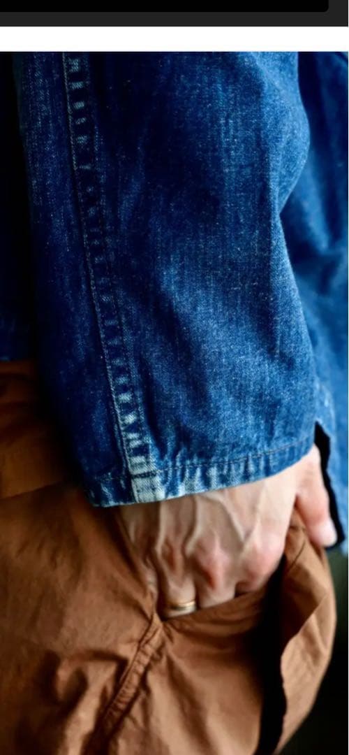 完売品A.PRESSEアプレッセUS NAVY Denim Jacket M〜L