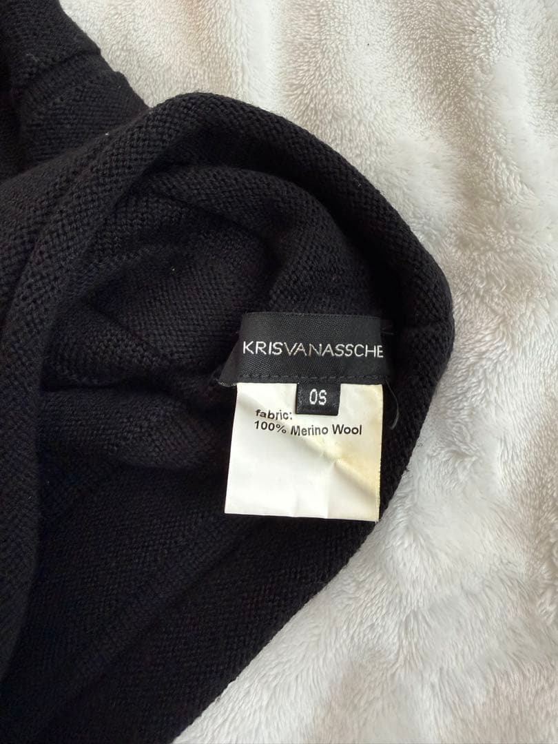 KRIS VAN ASSCHE メリノウール ニット帽 ビーニー