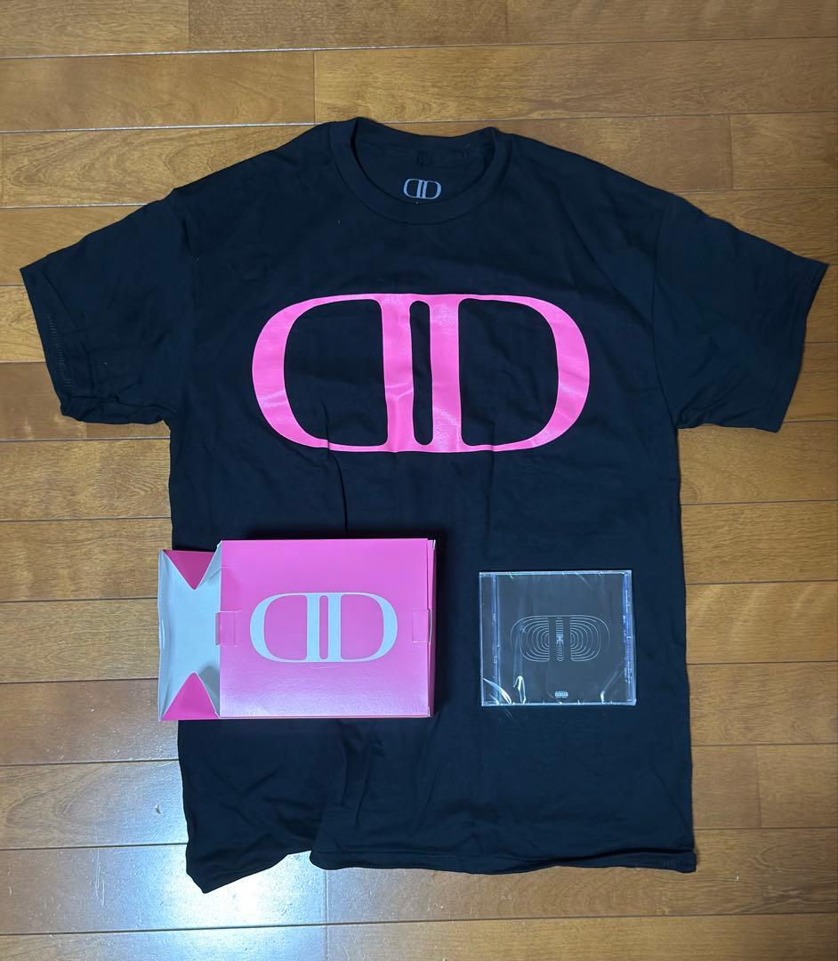 lil tecca DOPAMINE Logo tee ピンク